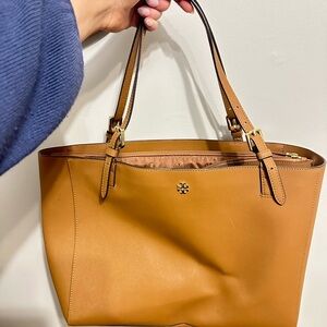Tory Burch Tan Leather Tote Bag